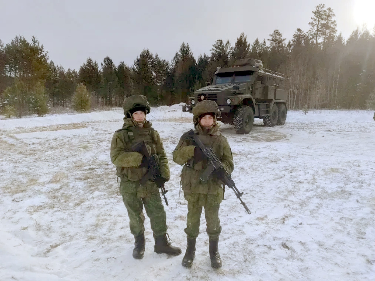Практические занятия кадетов.